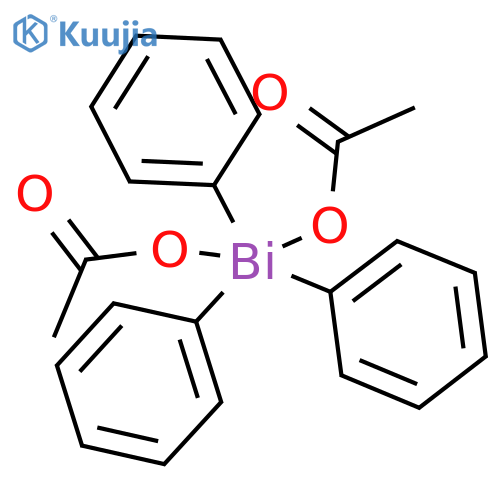 Triphenylbismuth diacetate structure