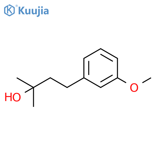Benzenepropanol, 3-methoxy-α,α-dimethyl- structure