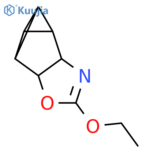 4,5,6-Metheno-4H-cyclopentoxazole,2-ethoxy-3a,5,6,6a-tetrahydro- (9CI) structure