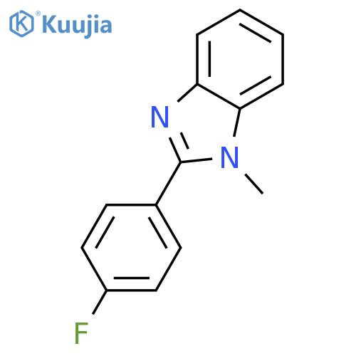 2-(4-Fluorophenyl)-1-methyl-1H-benzodimidazole structure
