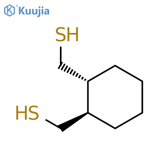 1,2-Cyclohexanedimethanethiol, trans- structure