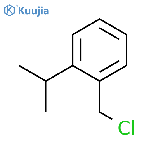 Benzene, chloromethyl(1-methylethyl)- structure