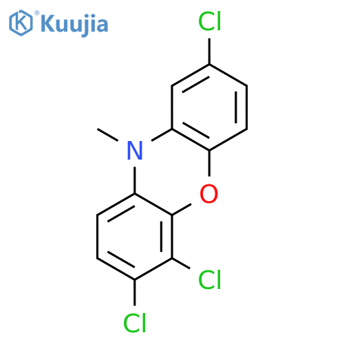 10H-Phenoxazine, 2,6,7-trichloro-10-methyl- structure