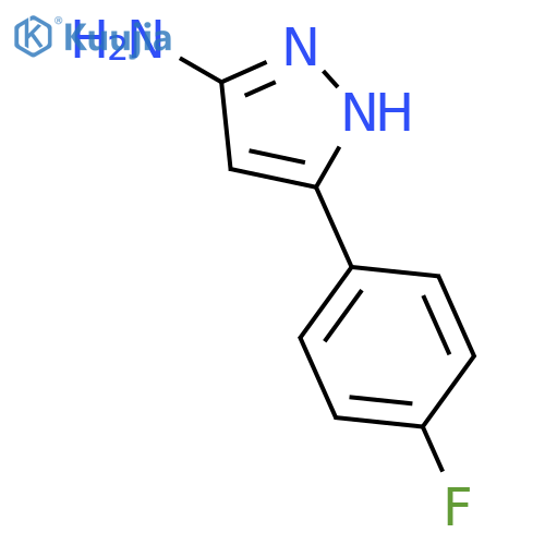 5-(4-fluorophenyl)-1H-pyrazol-3-amine structure