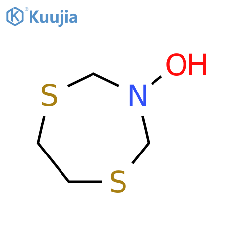 2H-1,5,3-Dithiazepine, tetrahydro-3-hydroxy- structure