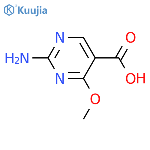 2-amino-4-methoxypyrimidine-5-carboxylic acid structure