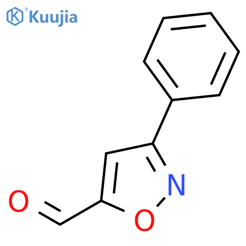 3-phenyl-1,2-oxazole-5-carbaldehyde structure