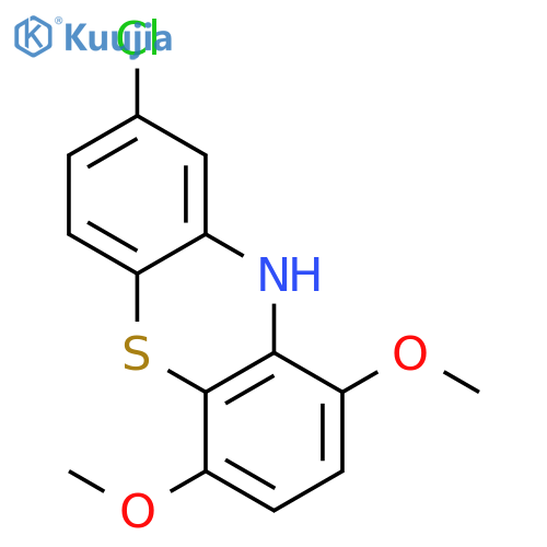 10H-Phenothiazine, 8-chloro-1,4-dimethoxy- structure
