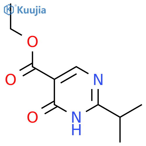 Ethyl 4-hydroxy-2-isopropylpyrimidine-5-carboxylate structure