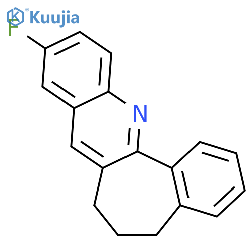10-fluoro-6,7-dihydro-5H-benzo[6,7]cyclohepta[1,2-b]quinoline structure