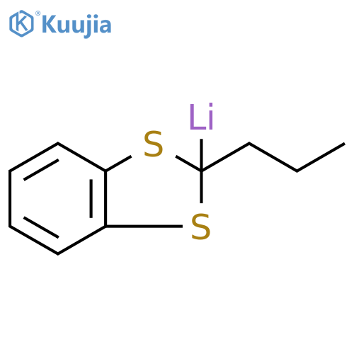 Lithium, (2-propyl-1,3-benzodithiol-2-yl)- structure