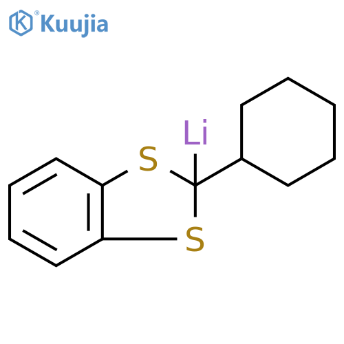 Lithium, (2-cyclohexyl-1,3-benzodithiol-2-yl)- structure