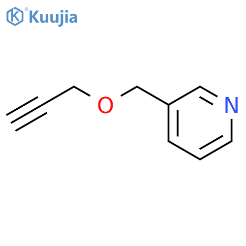 Pyridine, 3-[(2-propynyloxy)methyl]- structure