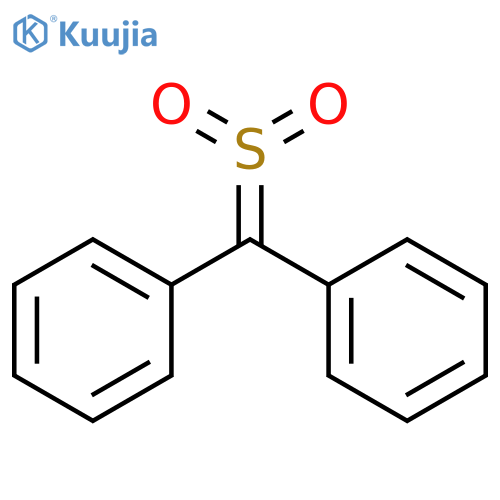 Methanethione, diphenyl-, S,S-dioxide structure