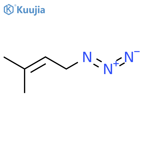 1-Azido-3-methylbut-2-ene structure