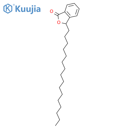 1(3H)-ISOBENZOFURANONE, 3-HEXADECYL- structure