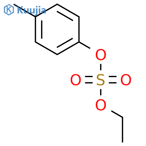 Sulfuric acid, ethyl 4-methylphenyl ester structure