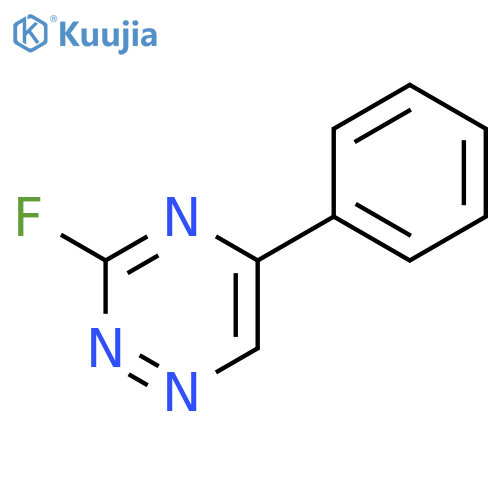1,2,4-Triazine, 3-fluoro-5-phenyl- structure