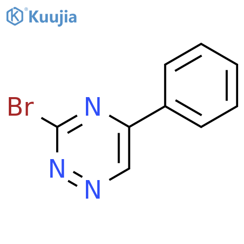 1,2,4-Triazine, 3-bromo-5-phenyl- structure