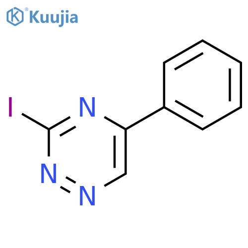 1,2,4-Triazine, 3-iodo-5-phenyl- structure