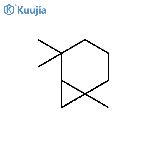 TRICYCLO[4.1.0.02,7]HEPTANE, 1,3,3-TRIMETHYL- structure