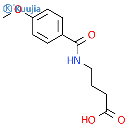 4-(4-Methoxyphenyl)formamidobutanoic Acid structure