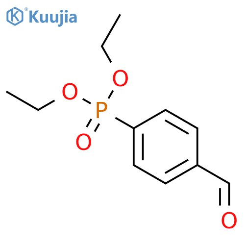 Diethyl(4-formylphenyl)phosphonate structure