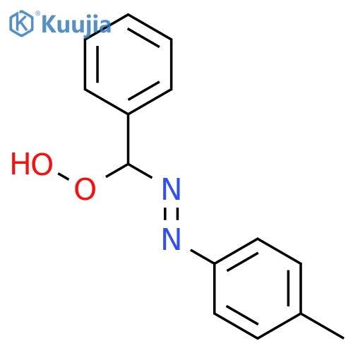 Hydroperoxide, [(4-methylphenyl)azo]phenylmethyl structure