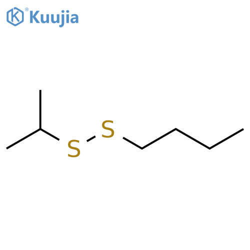 Disulfide, butyl 1-methylethyl structure