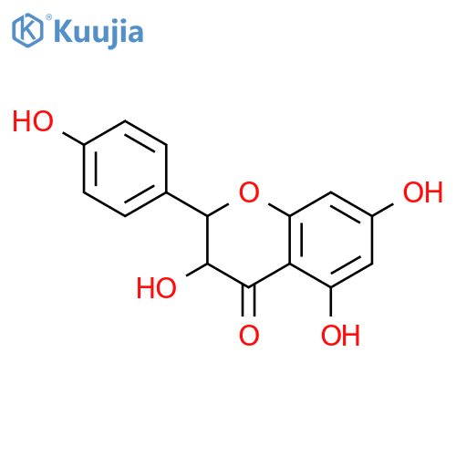 4H-1-Benzopyran-4-one,2,3-dihydro-3,5,7-trihydroxy-2-(4-hydroxyphenyl)- structure