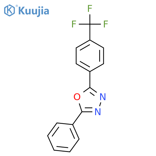 1,3,4-Oxadiazole, 2-phenyl-5-[4-(trifluoromethyl)phenyl]- structure