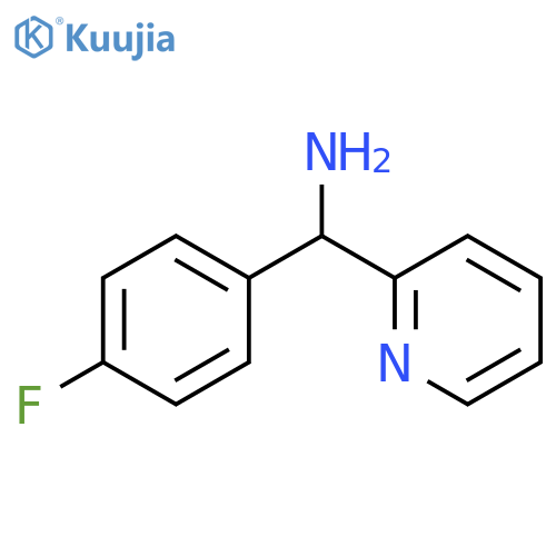 (4-fluorophenyl)-(2-pyridyl)methanamine structure