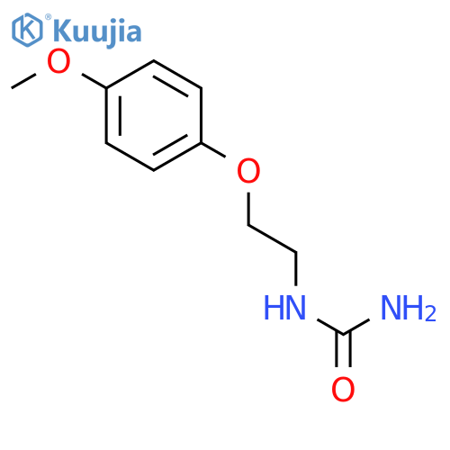 Urea, [2-(4-methoxyphenoxy)ethyl]- structure