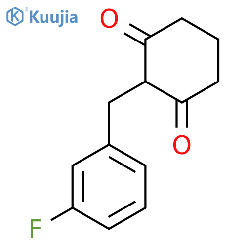 1,3-CYCLOHEXANEDIONE, 2-[(3-FLUOROPHENYL)METHYL]- structure