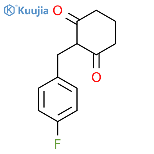 1,3-CYCLOHEXANEDIONE, 2-[(4-FLUOROPHENYL)METHYL]- structure