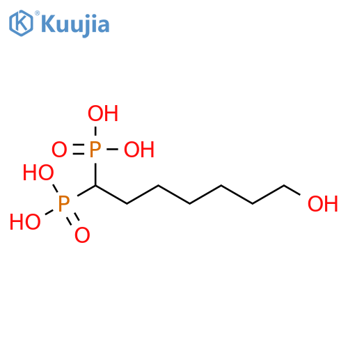 PHOSPHONIC ACID, (7-HYDROXYHEPTYLIDENE)BIS- structure