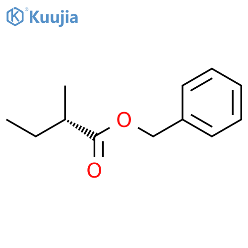 BUTANOIC ACID, 2-METHYL-, PHENYLMETHYL ESTER, (2S)- structure
