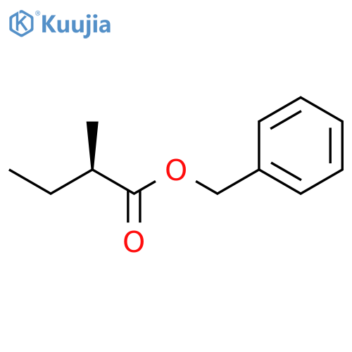 BUTANOIC ACID, 2-METHYL-, PHENYLMETHYL ESTER, (2R)- structure