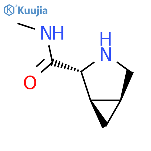 3-Azabicyclo[3.1.0]hexane-2-carboxamide,N-methyl-, (1R,2R,5S)-rel- structure