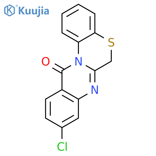 QUINAZOLINO[2,3-C][1,4]BENZOTHIAZIN-12(6H)-ONE, 9-CHLORO- structure