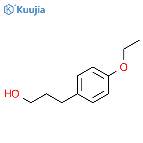 3-(4-ethoxyphenyl)propan-1-ol structure