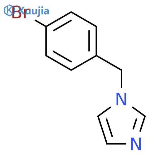 1-[(4-bromophenyl)methyl]-1H-imidazole structure