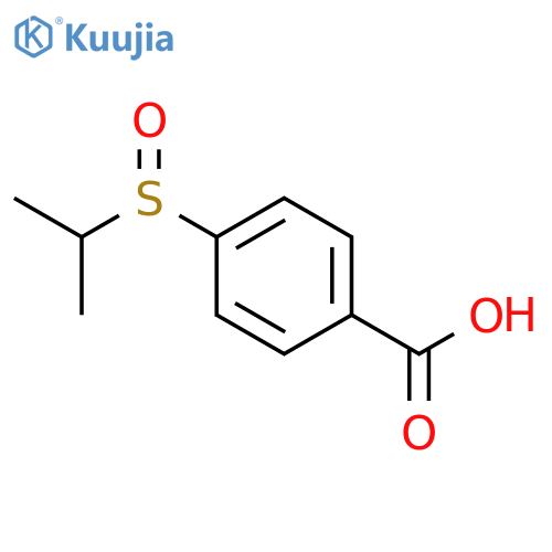 4-(propane-2-sulfinyl)benzoic Acid structure