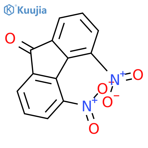 4,5-Dinitro-9H-fluoren-9-one structure