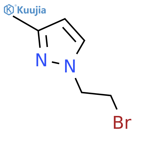 1-(2-Bromoethyl)-3-methyl-1H-pyrazole structure