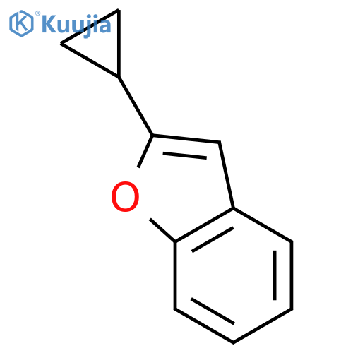 Benzofuran,2-cyclopropyl- structure