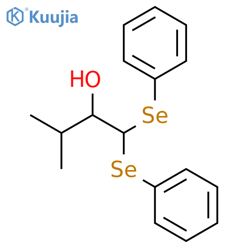 2-Butanol, 3-methyl-1,1-bis(phenylseleno)- structure