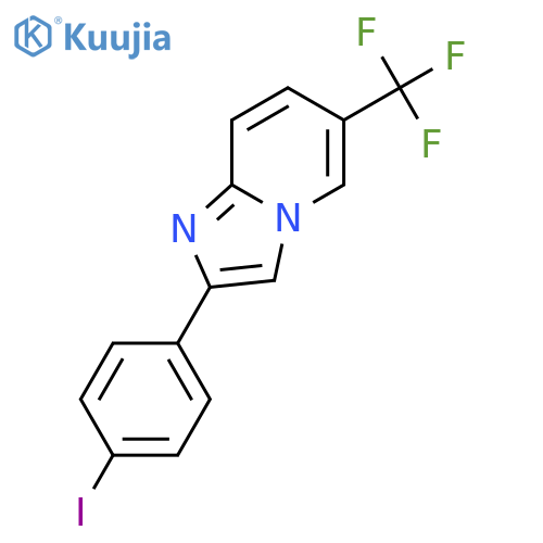 Imidazo[1,2-a]pyridine,2-(4-iodophenyl)-6-(trifluoromethyl)- structure