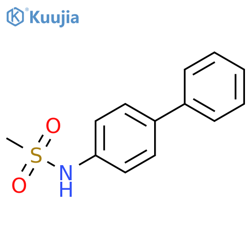 N-(4-phenylphenyl)methanesulfonamide structure