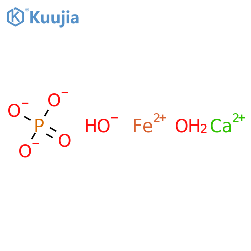 CALCIUM IRON HYDROXIDE PHOSPHATE, HYDRATE structure